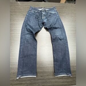 RW&CO. Men's Relaxed Fit Dark Blue Jeans